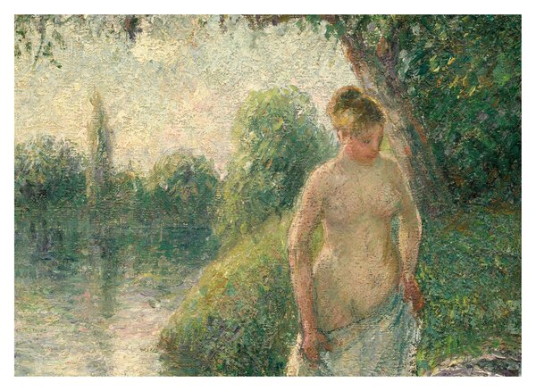 Slika - Camille Pissarro, The Bather, reprodukcije (70x50 cm)