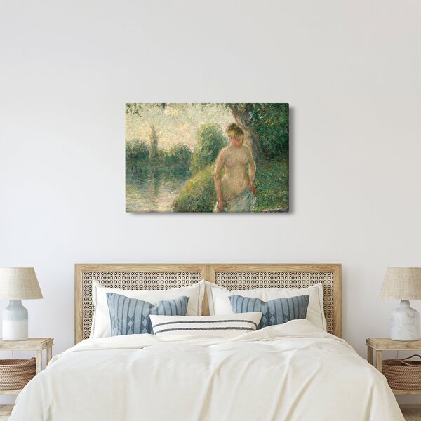 Slika - Camille Pissarro, The Bather, reprodukcije (90x60 cm)