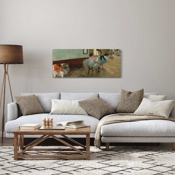 Slika - Edgar Degas, The Dance Lesson, reprodukcije (120x50 cm)