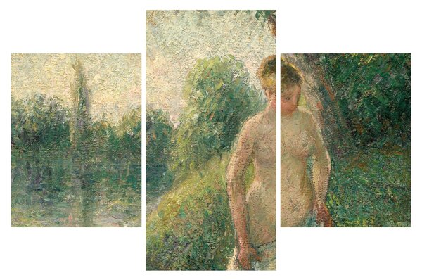 Slika - Camille Pissarro, The Bather, reprodukcije (90x60 cm)