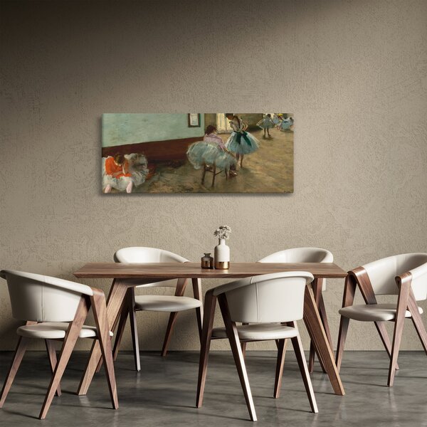 Slika - Edgar Degas, The Dance Lesson, reprodukcije (120x50 cm)