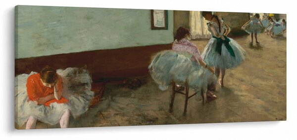 Slika - Edgar Degas, The Dance Lesson, reprodukcije (120x50 cm)
