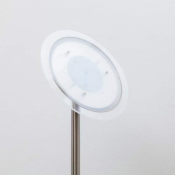 Podne Lampa Lindby, MALEA, prigušiv, Metalik, Dnevna soba, Metal, Moderan
