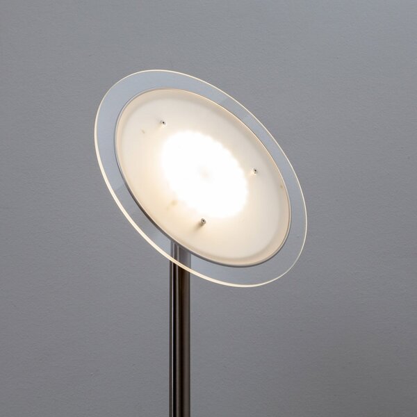 Podne Lampa Lindby, MALEA, prigušiv, Metalik, Dnevna soba, Metal, Moderan