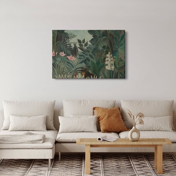 Slika - Henri Rousseau, The Equatorial Jungle, reprodukcije (90x60 cm)