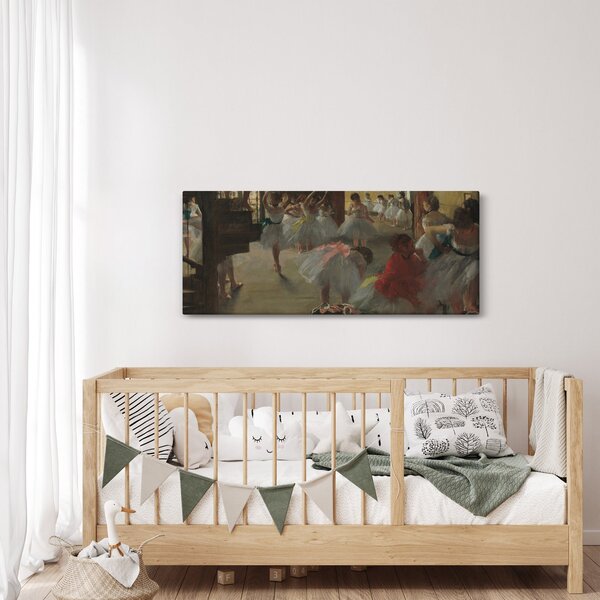 Slika - Edgar Degas, The Dance Class, reprodukcije (120x50 cm)