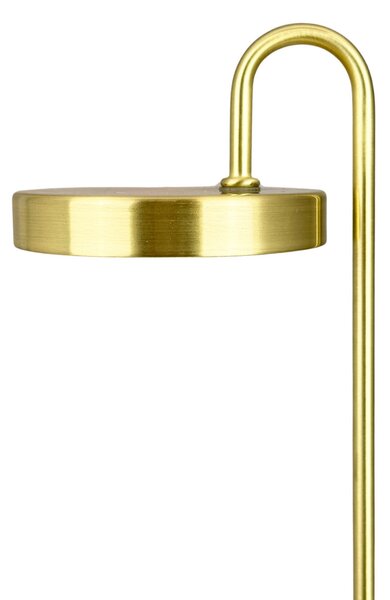 Stolne Lampa Dyberg Larsen, MOOVELIGHT, prigušiv, Zlato / mjed, Dnevna soba, Metal, Dizajn