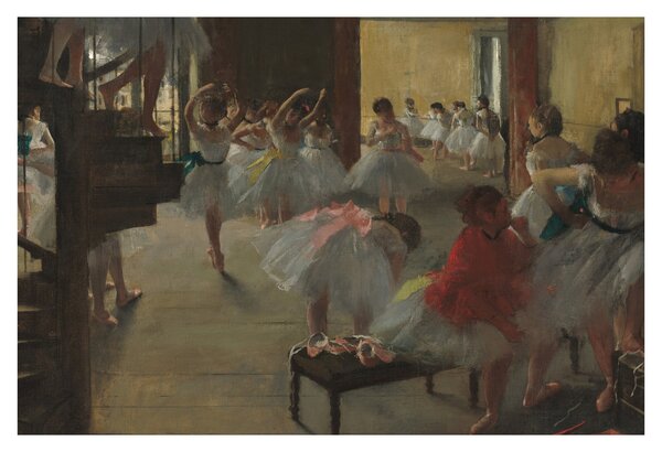 Slika - Edgar Degas, The Dance Class, reprodukcije (90x60 cm)