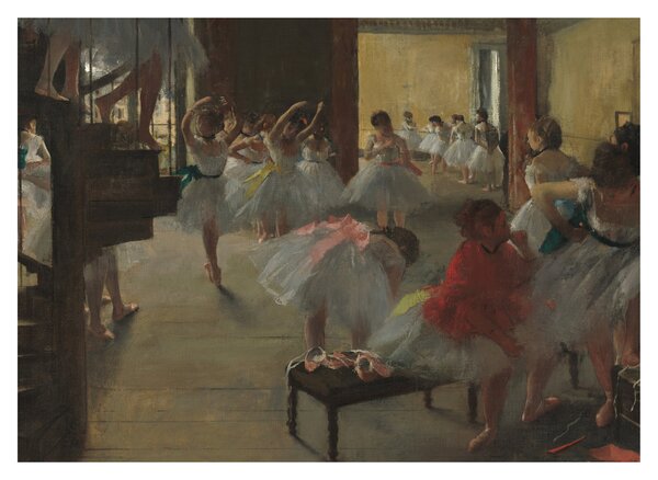 Slika - Edgar Degas, The Dance Class, reprodukcije (70x50 cm)