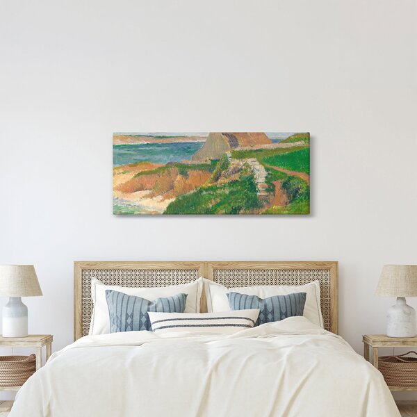 Slika - Henri Moret, The Island of Raguenez, Brittany, reprodukcije (120x50 cm)