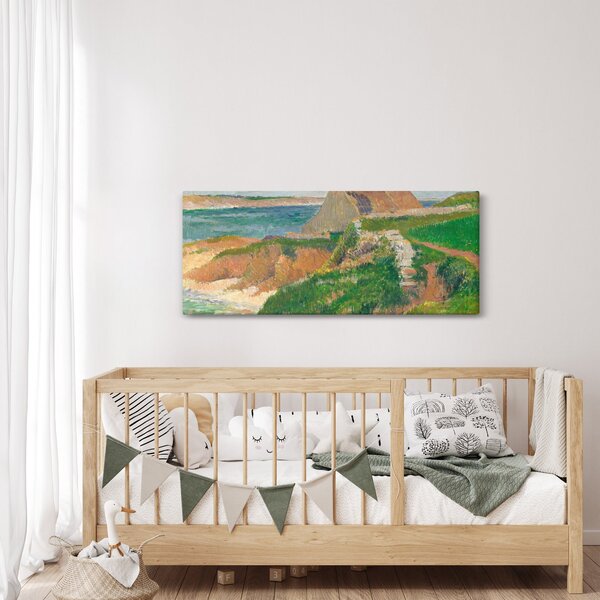 Slika - Henri Moret, The Island of Raguenez, Brittany, reprodukcije (120x50 cm)