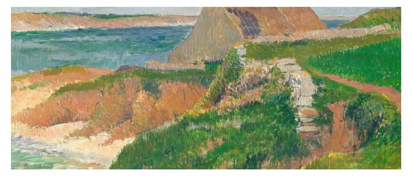 Slika - Henri Moret, The Island of Raguenez, Brittany, reprodukcije (120x50 cm)
