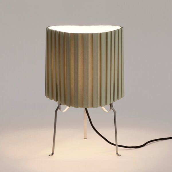 Stolne Lampa HAY, Canelé, Zelena, Dnevna soba, Tkanina / tekstil, Dizajn
