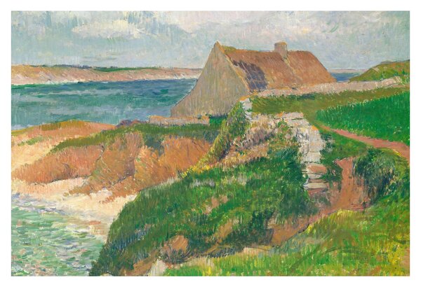 Slika - Henri Moret, The Island of Raguenez, Brittany, reprodukcije (90x60 cm)