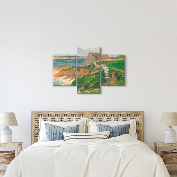 Slika - Henri Moret, The Island of Raguenez, Brittany, reprodukcije (90x60 cm)