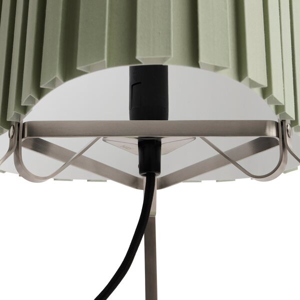 Stolne Lampa HAY, Canelé, Zelena, Dnevna soba, Tkanina / tekstil, Dizajn