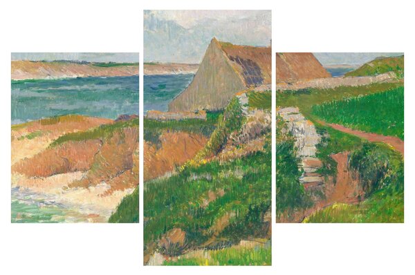 Slika - Henri Moret, The Island of Raguenez, Brittany, reprodukcije (90x60 cm)