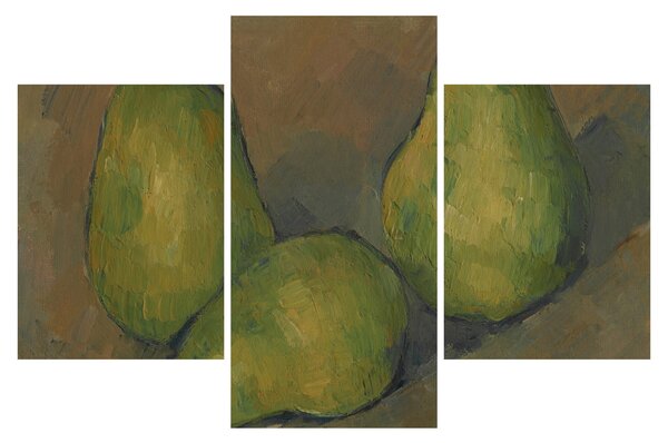 Slika - Paul Cézanne, Three Pears, reprodukcije (90x60 cm)