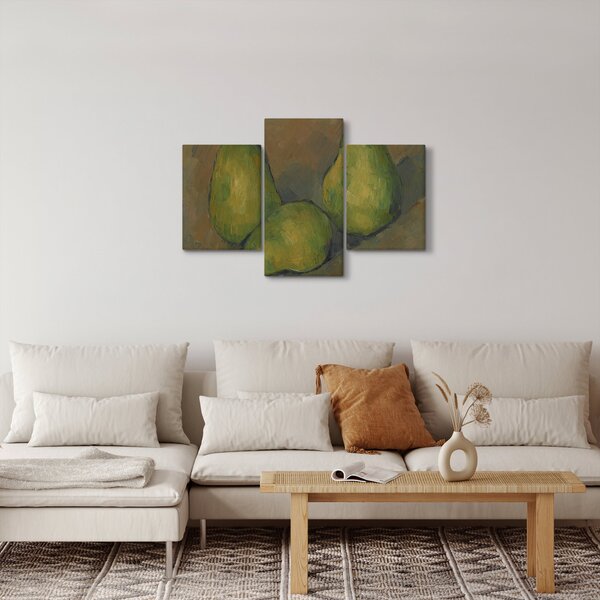 Slika - Paul Cézanne, Three Pears, reprodukcije (90x60 cm)