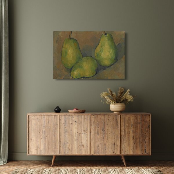 Slika - Paul Cézanne, Three Pears, reprodukcije (90x60 cm)