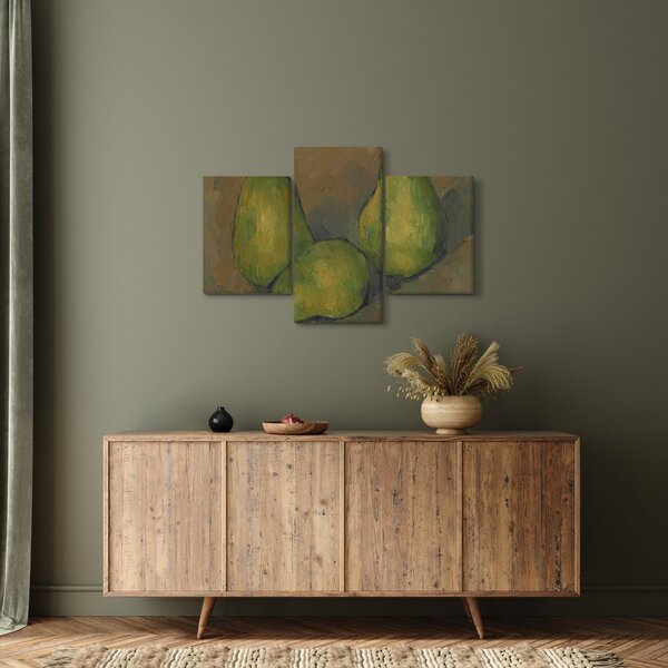 Slika - Paul Cézanne, Three Pears, reprodukcije (90x60 cm)