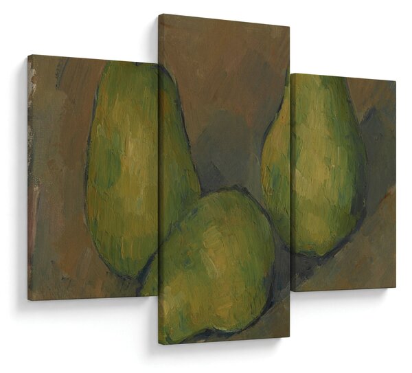 Slika - Paul Cézanne, Three Pears, reprodukcije (90x60 cm)