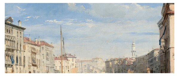 Slika - Richard Parkes Bonington, The Grand Canal, reprodukcije (120x50 cm)