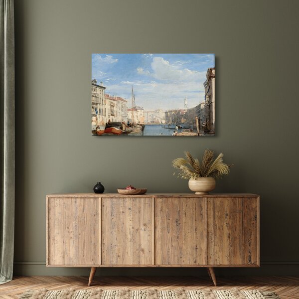 Slika - Richard Parkes Bonington, The Grand Canal, reprodukcije (90x60 cm)