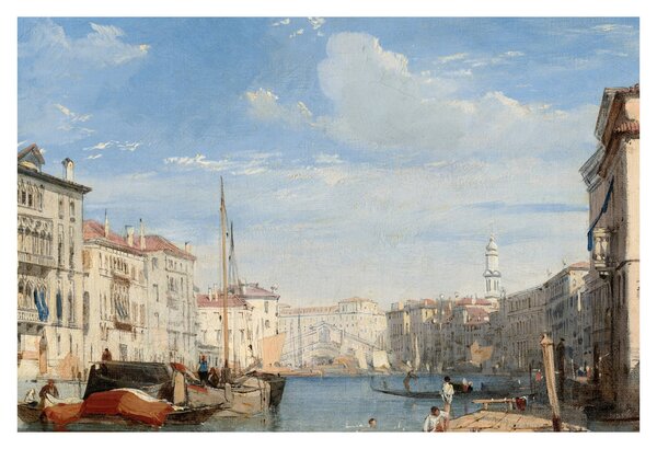 Slika - Richard Parkes Bonington, The Grand Canal, reprodukcije (90x60 cm)