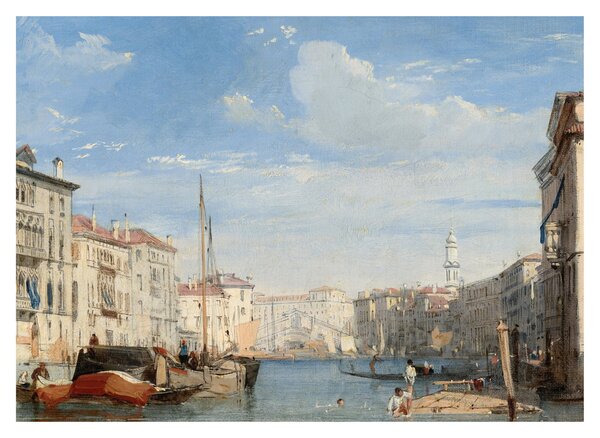 Slika - Richard Parkes Bonington, The Grand Canal, reprodukcije (70x50 cm)