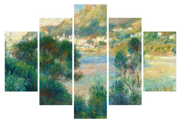 Slika - Auguste Renoir, View of Monte Carlo from Cap Martin, reprodukcije (150x105 cm)
