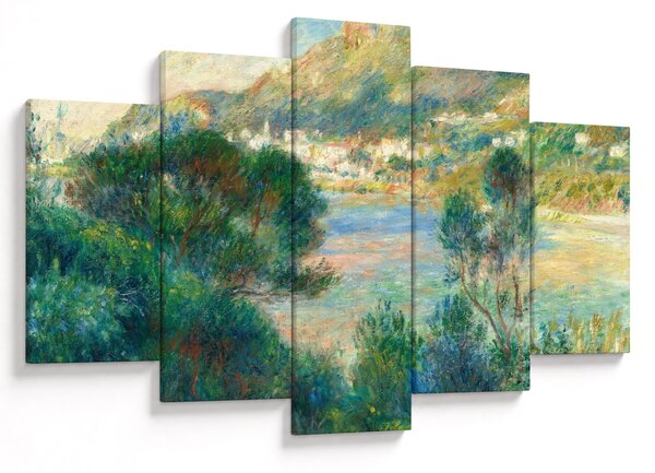 Slika - Auguste Renoir, View of Monte Carlo from Cap Martin, reprodukcije (150x105 cm)