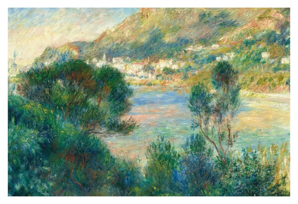 Slika - Auguste Renoir, View of Monte Carlo from Cap Martin, reprodukcije (90x60 cm)