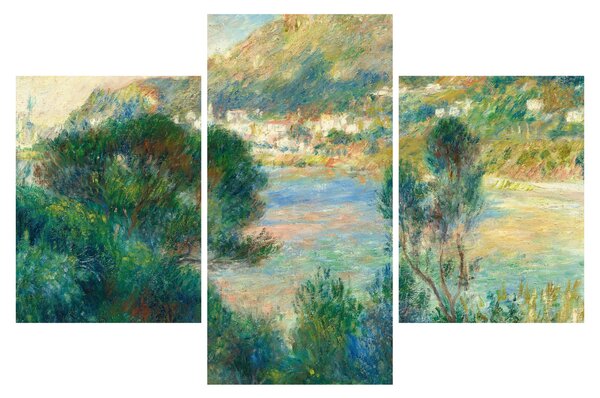 Slika - Auguste Renoir, View of Monte Carlo from Cap Martin, reprodukcije (90x60 cm)