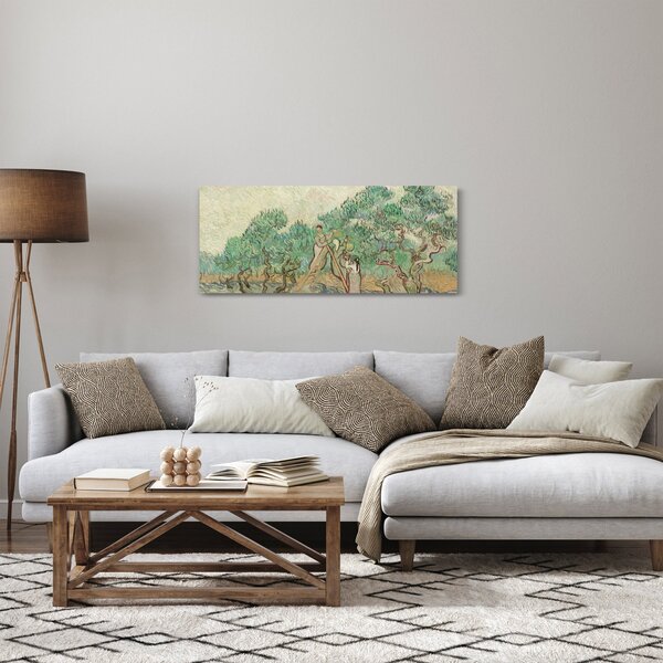 Slika - Vincent van Gogh, The Olive Orchard, reprodukcije (120x50 cm)