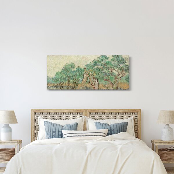 Slika - Vincent van Gogh, The Olive Orchard, reprodukcije (120x50 cm)