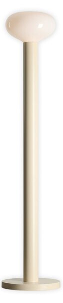 Podna lampa Flo, bež, Ø 30 cm, 1 žarulja, staklo - Aldex