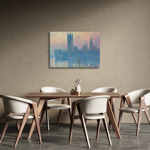 Slika - Claude Monet, The Houses of Parliament, Sunset, reprodukcije (70x50 cm)