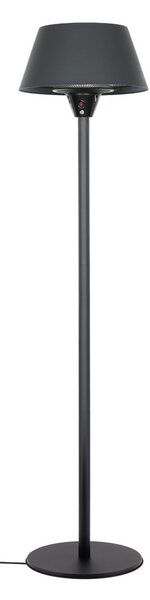 Vamio samostojeći grijač, crna, 210 cm, IP54, daljinski upravljač - Lucande Lucande, Vamio, Crno, Aluminij, Moderan