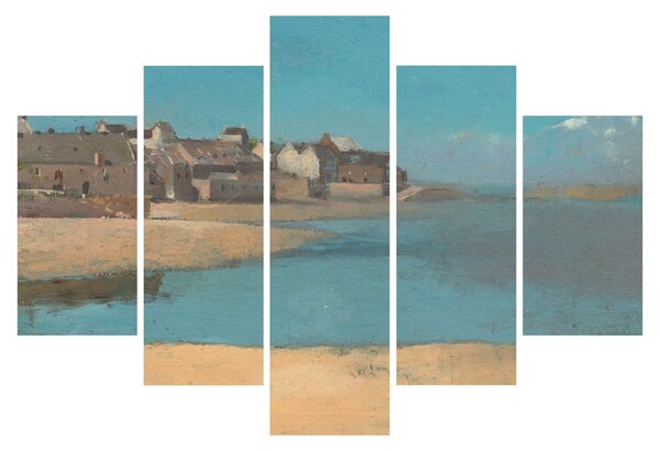 Slika - Odilon Redon, Village by the Sea in Brittany, reprodukcije (150x105 cm)