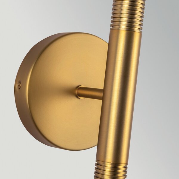 Zidne Svjetiljka Elstead, Arden, prigušiv, Zlato / mjed, Dnevna soba, Aluminij, Moderan