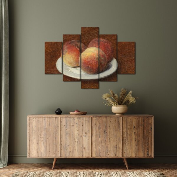Slika - Henri Fantin-Latour, Three Peaches on a Plate, reprodukcije (150x105 cm)