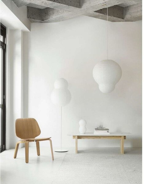 Podne Lampa Normann Copenhagen, Bijela, Dnevna soba, Papirnati karton