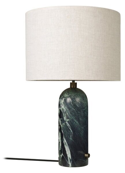 Stolne Lampa GUBI, Gravity Large, prigušiv, Zelena, Dnevna soba, Kamen, Dizajn