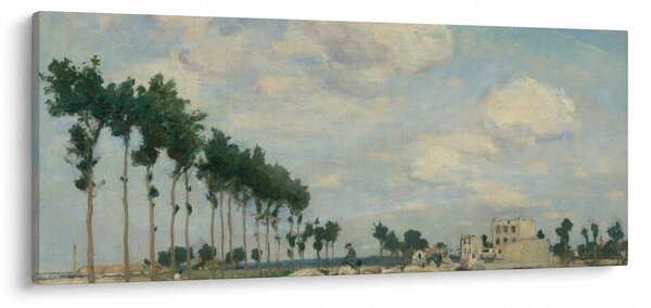 Slika - Johan Barthold Jongkind, The Towpath, reprodukcije (120x50 cm)