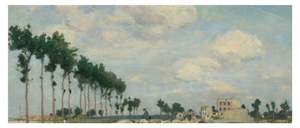 Slika - Johan Barthold Jongkind, The Towpath, reprodukcije (120x50 cm)
