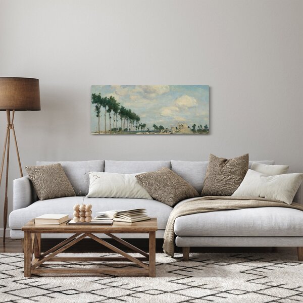 Slika - Johan Barthold Jongkind, The Towpath, reprodukcije (120x50 cm)