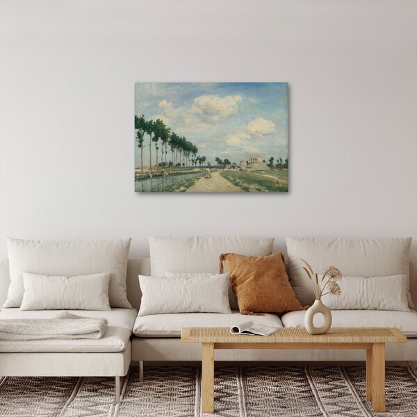 Slika - Johan Barthold Jongkind, The Towpath, reprodukcije (70x50 cm)