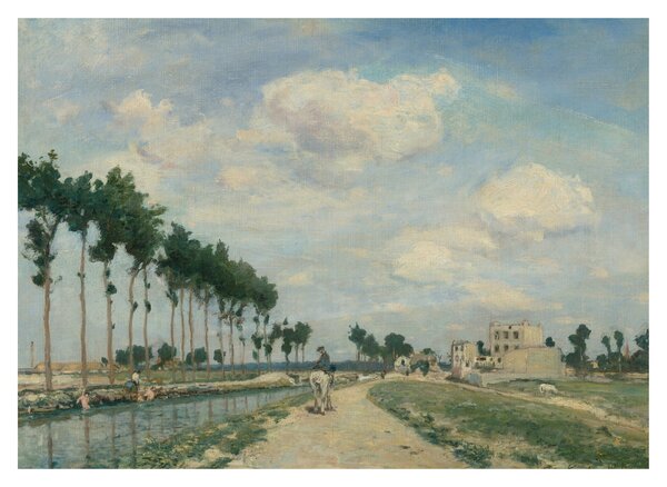 Slika - Johan Barthold Jongkind, The Towpath, reprodukcije (70x50 cm)