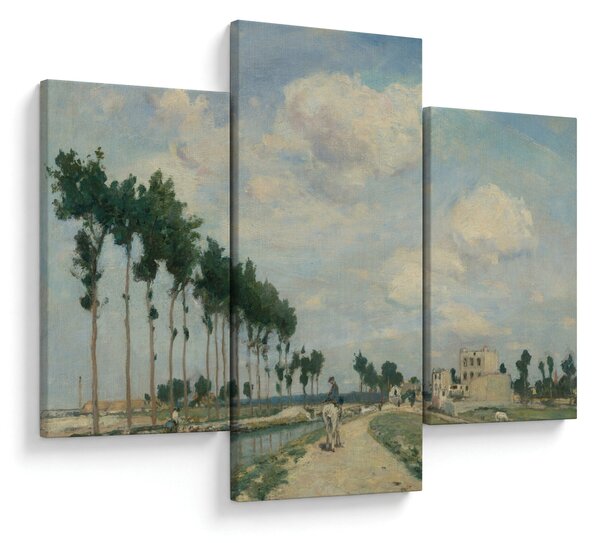 Slika - Johan Barthold Jongkind, The Towpath, reprodukcije (90x60 cm)